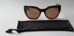 Trina Turk Zanzibar Women's Thick Frame Sunglasses Tortoise Horn New Soft Case. Fixed Price $84.99.