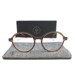 Look Optics Billie LR65 +2.00 Reader Glasses Brown Round 52-18-140. Fixed Price $44.60.