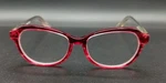 Eyebobs Womens Cpa 2738-01 +1.50 Red With Clear Arms Lightweight. Fixed Price $29.97.