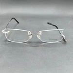Tiffany Lunettes T813 Rimless Eyeglasses Frame 23K Gold Plated Italy 16-135 Nwd. Fixed Price $279.95.