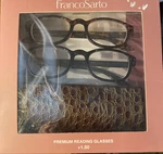 New Box Franco Sarto Premiun Reading Glasses 1.50 Comes With Case. Fixed Price $11.99.