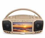 Portable 7 Screen Media Boombox Roku Cd/dvd Gaming Bluetooth Altec. Fixed Price $80.00.