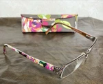 Vera Bradley English Rose Half Rim Eyeglasses 50-17-138 Autumn With Case. Fixed Price $15.00.