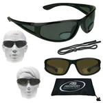 Polarized Bifocal Reading Sunglass Reader Men Fishing Wrap Side Shield W/ Strap. Fixed Price $18.99.