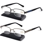 Missfive 2-PACK Men's Bifocal Reading Glasses Blue Light Blocking Computer 1.5X. Fixed Price $39.98.