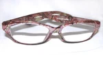 Aj Morgan Womens Reading Glasses New Readers Pink Brown Multi Frame +3.00. Fixed Price $14.95.