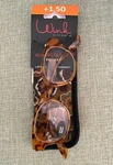 Icu Reading Glasses **new / Never Used** 1.250 Tortoise Frames Soft Case. Fixed Price $9.60.