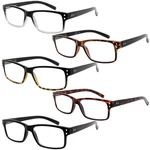 Eyekepper 5 Pack Reading Glasses For Men Spring +2.00, Mix COLOR-2. Fixed Price $21.46.