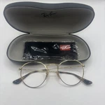 Ray-ban RX3447V 001 50-21 Metal Round Eyeglass Frames. Fixed Price $64.49.