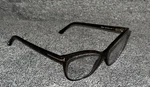 Tom Ford TF5511 052 Shiny Classic Dark Havana Cat Eye Reading Glasses 54/14/140. Fixed Price $118.88.