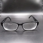 Modern Slick Black Full Rim Eyeglass Frames 54/17/145. Fixed Price $32.37.