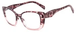 Women 2-TONE Bold Marble Print Reading Glasses Spring Hinge Clear Lens Reader. Fixed Price $10.95.