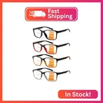 Visiwell 4 Pack Progressive Multifocus Reading Glasses Blue Light Blocking Reade. Fixed Price $23.80.