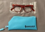 Soolala Women's Cat Eye Reading Glasses +1.50 Textured Frame W/ Blue Case Ne. Fixed Price $18.59.