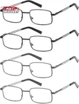 Highlike Reading Glasses Men, Metal Stainless Flex Readers With Soft Cases, Clea. Fixed Price $22.74.