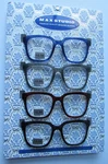 Max Studio 4-PACK Premium Quality Reading Glasses Readers Multi-colored New. Fixed Price $36.54.