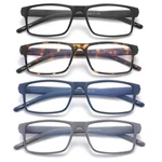 Jawsock 4 Pack Reading Glasses Blue Light Blocking For Men +1.75, Mix. Fixed Price $31.22.