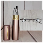 OPTIX55 Reading Glasses Pen Tube Case R170302 Wire Frame 40-20-135 +4.00. Fixed Price $19.95.