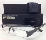 New Reader! Porsche Design Eyeglasses P'8801 48-20 +2.50 Silver Frame Readers. Fixed Price $319.99.