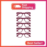 Opulize Pop Reading Glasses For Women Men,scratch Resistant Round Matt Frame Wit. Fixed Price $23.80.