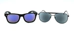 Foster Grant Men's Sunreaders Bundle FGSR1904 MBLK,FGSR1902 Gun W/pouches +2.00. Fixed Price $32.99.