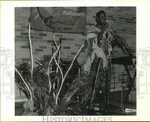 1995 Press Photo Michael Ray Plays Trumpet For The Kids At St. Bernard Library. Fixed Price $24.99.