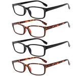 Kerecsen 4 Pack Reading Glasses For And Women Medium, 2 Black Tortoise. Fixed Price $19.54.