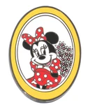 Rare Le 100 Disney Auction Pin Minnie Frame Portrait Flowers Vintage Classic Bow. Fixed Price $124.95.