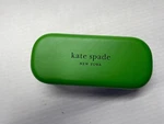 Kate Spade Glasses Case Green/dark Green, Hard Euc. Fixed Price $20.00.