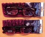 Lot Foster Grant Women Roxanna Spring Hinge Reading Glasses Reader W/CASE+1.25. Fixed Price $6.95.
