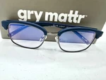 Gry Mattr Designer Readers Blue Frame Confident Light Blocking Eyewear. Fixed Price $18.25.