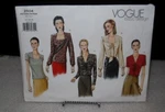 Vogue Pattern 2504 Basic Design Blouse New Uncut 12-16. Fixed Price $8.99.