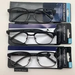 3 Pair" R209 Foster Grant Alden Black +2.00 Reading Glasses Readers Premium. Fixed Price $19.76.
