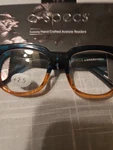 Specs Luxury Hand Crafted Acetate +2.50 Readers Spring Hinges Brand New. Fixed Price $25.00.