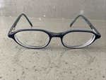 New Look Eyeglasses Frames Only 8655 50-18-140 Blue Full Rim Crystal Acrylic. Fixed Price $17.32.