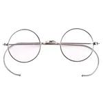 Small Round Optical Rare Wire Rim Eyeglasses Frame (silver, 41). Fixed Price $45.41.