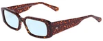 Sito Shades Inner Vision Womens Square Blue Light Glasses Amber Cheetah 56 Mm. Fixed Price $79.95.