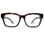 Prada Eyeglasses Frames VPRA10-F 17N-1O1 Dark Tortoise Asian Fit 54-18-145. Fixed Price $254.03.