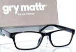 Gry Mattr Designer Readers Shiny Black Diplomatic Blue Light Blocking Eyewear. Fixed Price $17.88.