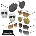 Aviator Bifocal Reader Sunglasses Reading Women Smoke Brown Metal Cheaters. Fixed Price $15.99.