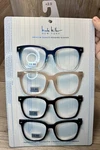Nicole Miller 4-PACK Premium Quality Oversized 2.0 Reading Glasses Readers. Fixed Price $39.99.