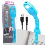 Gifts For Readers & Writers Bookmark Reading Light Blue Words - 2IN1 Clip On .... Fixed Price $35.63.
