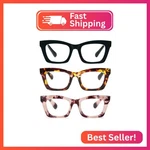Prtcslwd Reading Glasses For Women Style Oversized Square Spring Hinge Blue Ligh. Fixed Price $14.20.