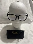 Cyxus Blue Light Glasses Black, Rockstar Style With Case 8082 C1 53 15-140. Fixed Price $14.99.