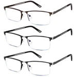 Reading Glasses For Men 1.25 Blue Light Blocking Metal Readers. Fixed Price $29.38.