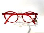 New Montana Reading Glasses Round MR65 Red 1.50 Case Ships From Usa. Fixed Price $8.75.