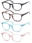 Hapjoys Reading Glasses Women Blue Blocking Lightweight Computer Reader.... Fixed Price $26.71.