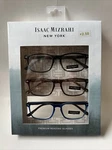 Isaac Mizrahi 3 Pack Premium Reading Glasses Readers +2.50. Fixed Price $29.99.