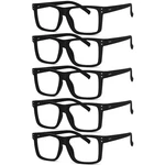 Eyekepper 5-PACK Oversized Reading Glasses Square Large Frame Readers For Men. Fixed Price $23.89.