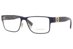 Versace VE1274 1468 Eyeglasses Frame Men's Blue Full Rim Rectangle Shape 57MM. Fixed Price $129.95.